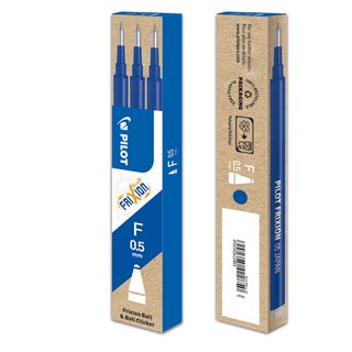 Refill sfera a scatto Frixionball Clicker - punta 0,5mm - blu - Pilot - conf. 3…