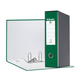 Registratore Eurofile G55 - dorso 8 cm - protocollo 23 x 33 cm - verde - Esselte