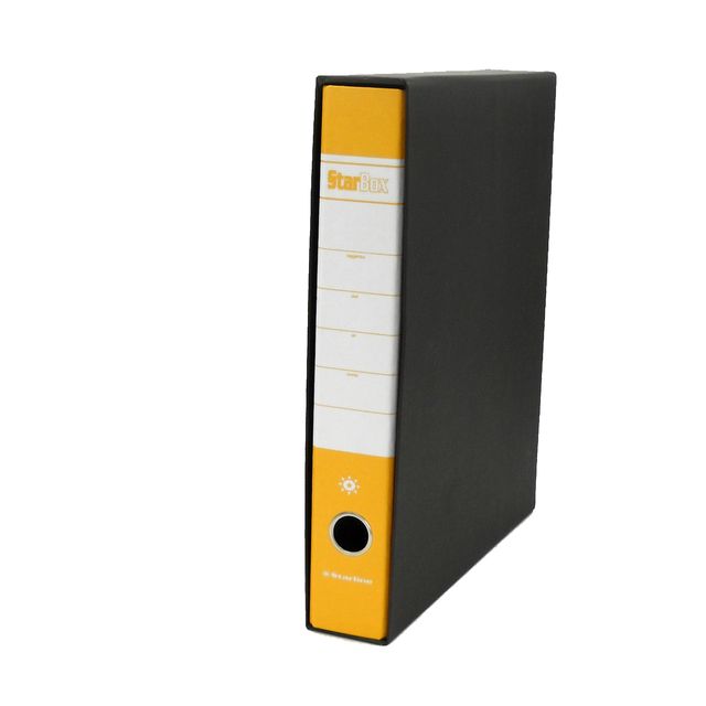Registratore Starbox sfuso - dorso 5 cm - protocollo 23 x 33 cm - giallo - Star…
