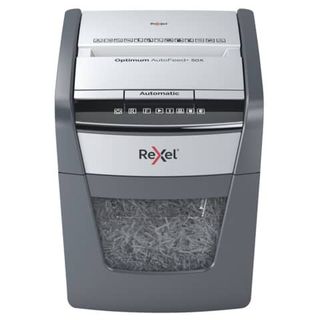 Rexel Optimum AutoFeed+ 50X - Distruggidocumenti - taglio incrociato - 4 x 28 m…