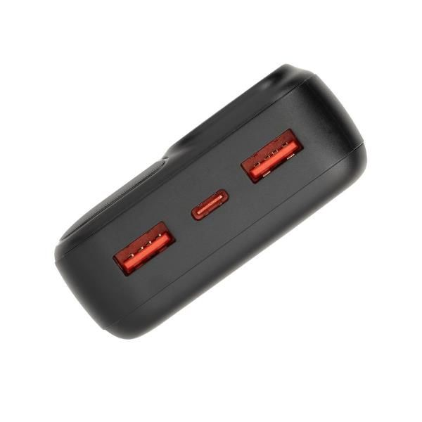 Rivacase Battery Bank (20000 mAh) PD 20W con LCD Nera