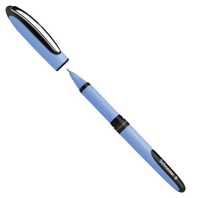 Roller One Hybrid N con cappuccio - tratto 0,5mm - nero - Schneider
