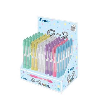 Roller gel scatto G-2 - 0,7 mm - colori assortiti pastel - Pilot - Display 60 p…
