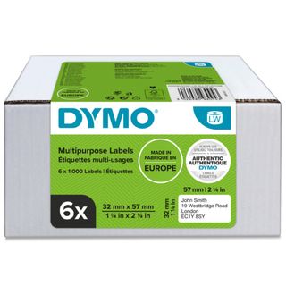 Rotolo 1000 etichette LW 2093094 - 32 x 57 mm - carta - multiuso - bianco - Dym…