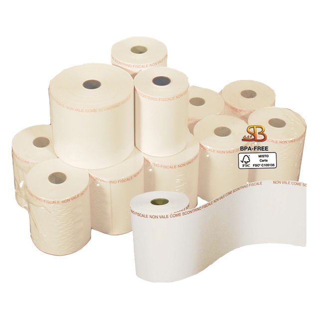 Rotolo per bilancia - 57 mm x 20 m - 112 gr - diametro esterno 60 mm - anima 25…
