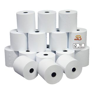 Rotolo per calcolatrice - 57 mm x 40 m - 60 gr - diametro esterno 64 mm - anima…