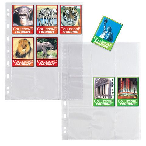 SEI ATLA K - Busta trasparente - 9 compartimenti - per 60 x 90 mm - trasparente…