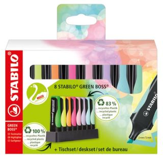 STABILO GREEN BOSS - Evidenziatore - colori assortiti - inchiostro base acqua -…