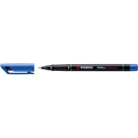 STABILO OHPen universal - Penna a punta sottile - permanente - per lucidi - blu…