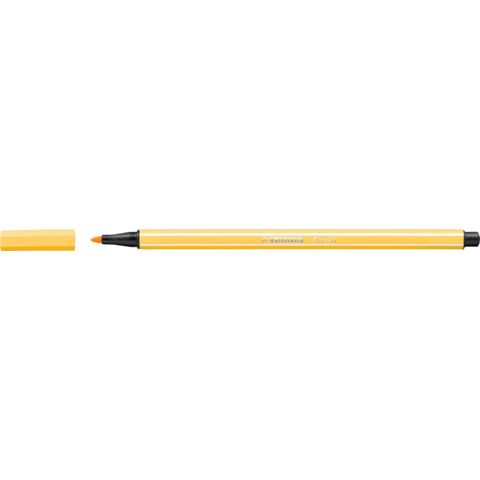 STABILO Pen 68 - Penna punta in fibra - giallo - inchiostro base acqua - 1 mm -…