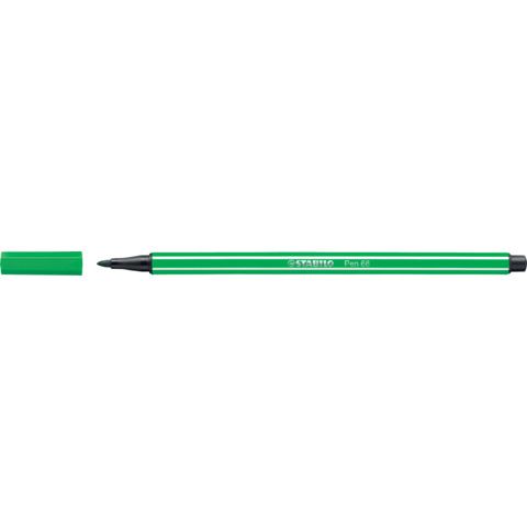 STABILO Pen 68 - Penna punta in fibra - verde - inchiostro base acqua - 1 mm - …