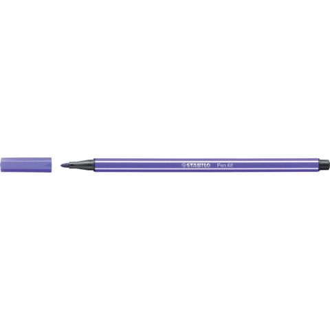 STABILO Pen 68 - Penna punta in fibra - viola - inchiostro base acqua - 1 mm - …