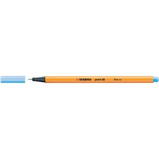STABILO point 88 - Penna a punta sottile - blu ghiaccio - 0.4 mm - fine