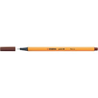 STABILO point 88 - Penna a punta sottile - marrone - 0.4 mm - fine