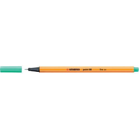 STABILO point 88 - Penna a punta sottile - verde ghiaccio - 0.4 mm - fine