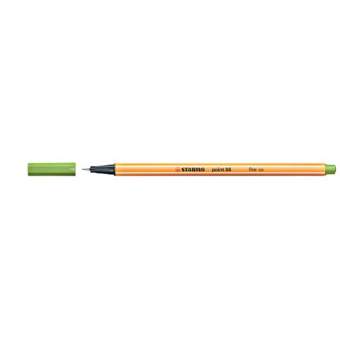 STABILO point 88 - Penna a punta sottile - verde mela - 0.4 mm - fine