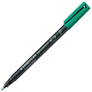 STAEDTLER Lumocolor 318 - Marcatore - permanente - verde - 0.6 mm - fine