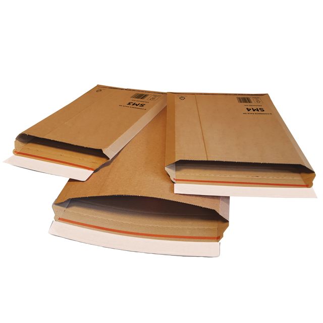 Sacchetti e-commerce pack - 21,5 x 30 x 5 cm - cartone microonda - avana - Blas…