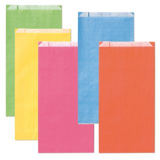 Sacchetto a soffietto - 8 x16+2,5 cm - colori chiari assortiti - Rex Sadoch - c…