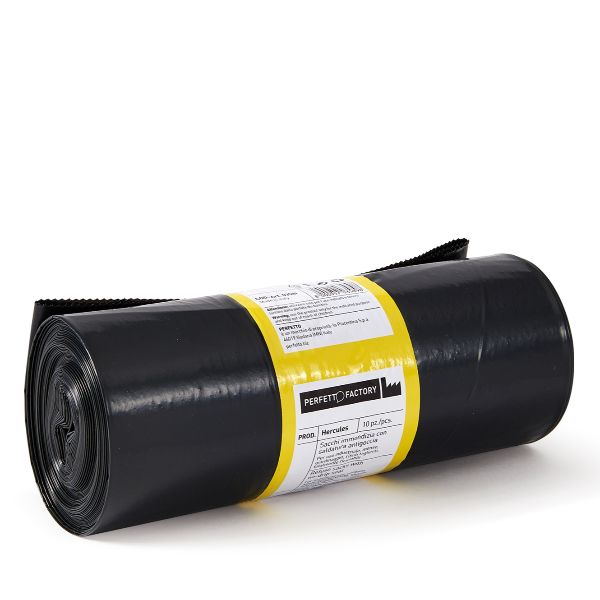 Sacchi per rifiuti Hercules - 90x120 cm - 150 L - 50 micron - nero - PerfettoFa…