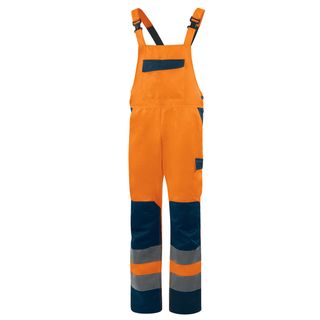 Salopette alta visibilità M1SA2HV - taglia XXL - arancio fluo - Deltaplus