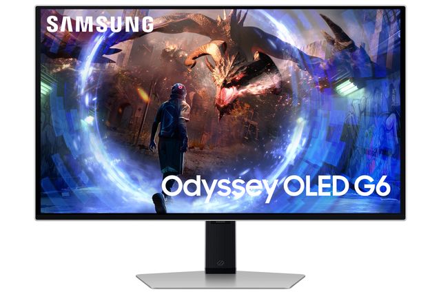 Samsung G60SD, 68,6 cm (27ʺ), 2560 x 1440 Pixel, Quad HD, OLED, 0,03 ms, Argento