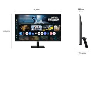 Samsung Smart Monitor - M70F da 32ʺ UHD, 81,3 cm (32ʺ), 3840 x 2160 Pixel, 4K U…