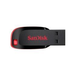 SanDisk Cruzer Blade - Chiavetta USB - 64 GB - USB 2.0 - nero, rosso