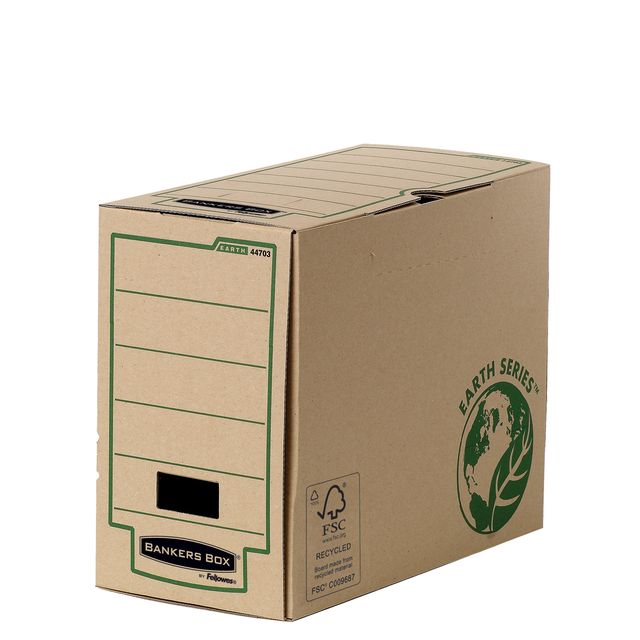 Scatola archivio Bankers Box Earth Series - A4 - 25 x 31,5 cm - dorso 15 cm - F…