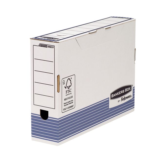 Scatola archivio Bankers Box System - formato legale - 25,5 x 36 cm - dorso 8 c…