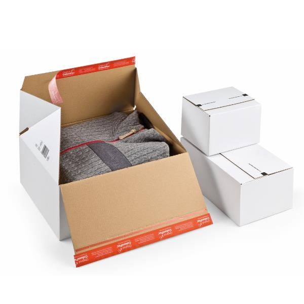 Scatola e-commerce pack - per spedizioni - 18,4 x 14,9 x 12,7 cm - cartone - bi…