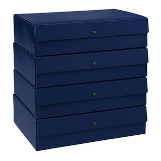Scatola progetto - dorso 4 cm - blu - Starline