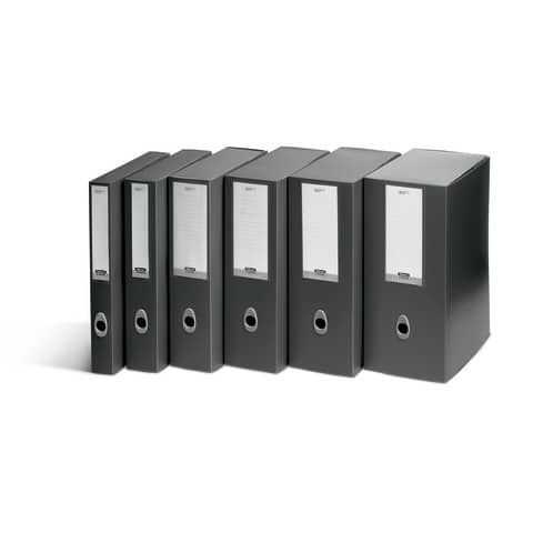 Scatola progetto Plus Vip - 34,5 x 24,5 cm - dorso 15 cm - grigio antracite - F…