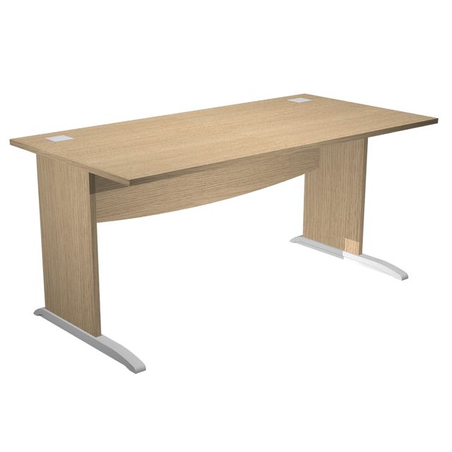 Scrivania Operativa Agorà Basic - fianchi a L melaminico - 180 x 80 x H 73 cm -…
