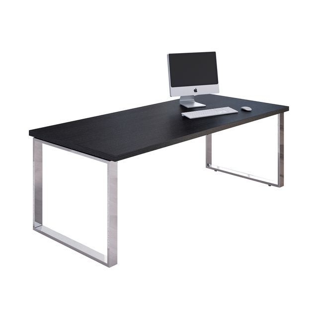 Scrivania direzionale Prestige Metal - 210 x 90 x 74 cm - nero venato
