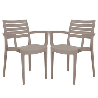 Sedia Firenze - con braccioli - 59 x 51 x 80 cm - polipropilene - juta - Grands…