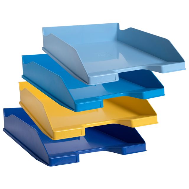 Set 4 vaschette portacorrispondenza Combo Midi Bee Blue - colori assortiti - Ex…