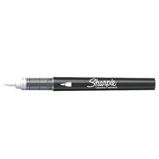 Sharpie 2218111, 1 pz, Bianco, Punta del pennello, Nero, Inchiostro a base acri…