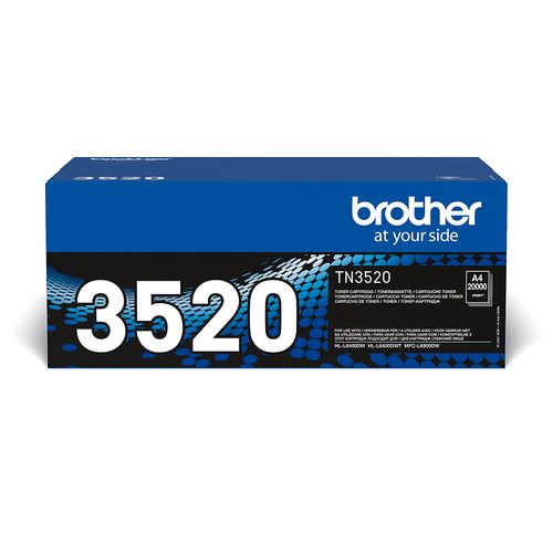 Brother TN3520 - Nero - originale - cartuccia toner - per Brother HL-L6400, MFC…