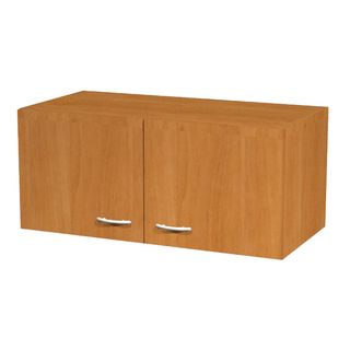 Sopralzo per armadi modulari - a 2 ante - 90 x 45,8 x 40 cm - noce chiaro - Art…