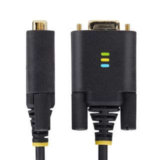 StarTech.com 10ft (3m) USB to Serial Adapter Cable, Interchangeable DB9 Screws/…