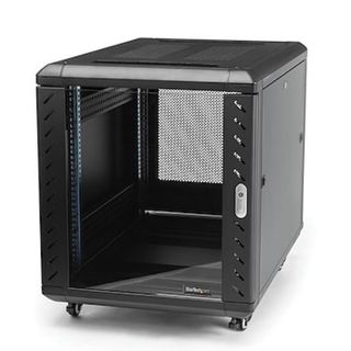 StarTech.com 15U Armadio rack per server 19" a 4 staffe - Profondità regolabile…