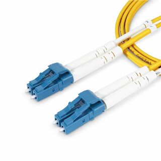 StarTech.com 15m (49.2ft) LC to LC (UPC) OS2 Single Mode Duplex Fiber Optic Cab…