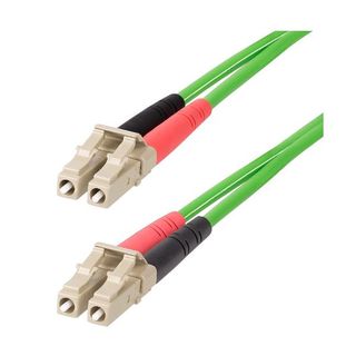 StarTech.com 1m (3ft) LC to LC (UPC) OM5 Multimode Fiber Optic Cable, 50/125µm …