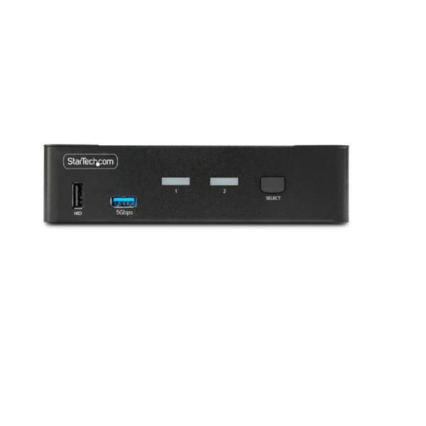 StarTech.com 2-Port DisplayPort KVM Switch, 8K 60Hz / 4K 144Hz, Single Display,…