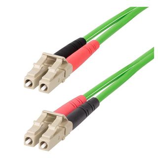 StarTech.com 25m (82ft) LC to LC (UPC) OM5 Multimode Fiber Optic Cable, 50/125µ…