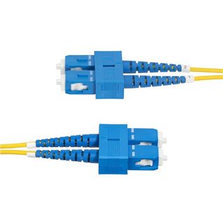 StarTech.com 2m (6.6ft) SC to SC (UPC) OS2 Single Mode Duplex Fiber Optic Cable…