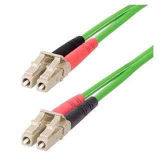 StarTech.com 2m (6ft) LC to LC (UPC) OM5 Multimode Fiber Optic Cable, 50/125µm …