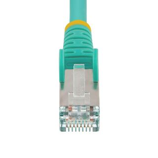 StarTech.com 2m CAT6a Ethernet Cable - Aqua - Low Smoke Zero Halogen (LSZH) - 1…