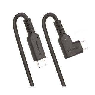 StarTech.com 3ft (1m) Rugged Right Angle USB-C Cable, USB 10 Gbps, USB C to C D…